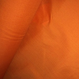 Orange Polycotton Fabric