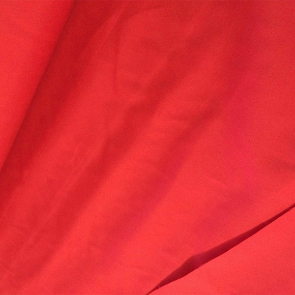 Red Polycotton Fabric Red Polycotton Fabric