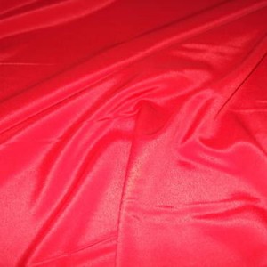 Red Polyester Crepe Fabric 58" wide, 25m