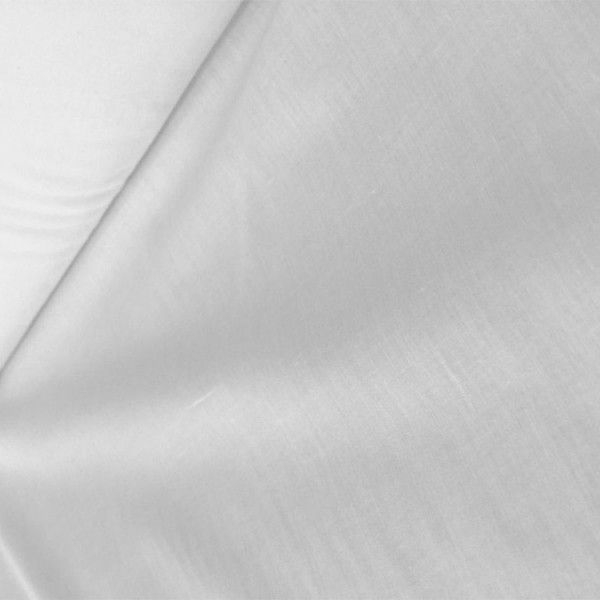 White Polycotton Fabric